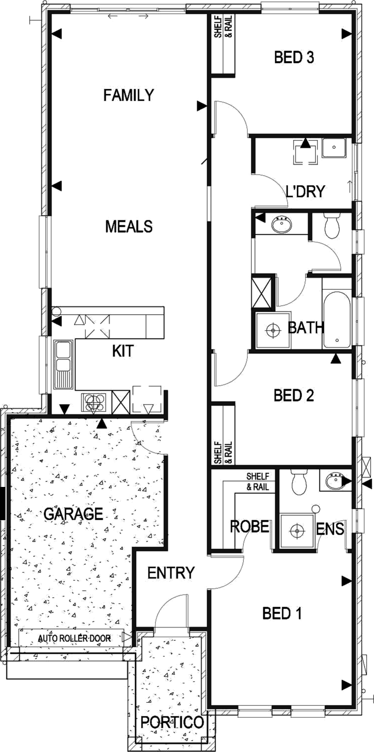 St Vincent MK 1 Portico floor plan