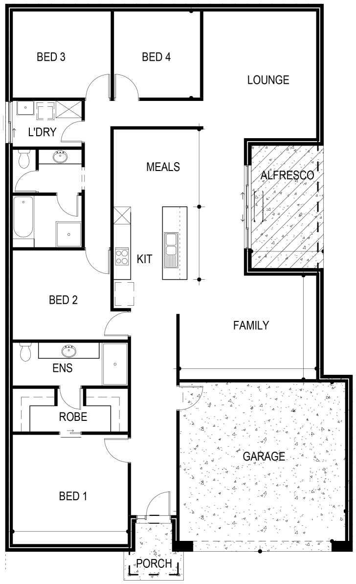 The Spring floor plan