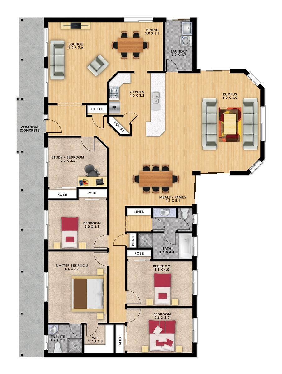 Floor plan - Format Homes Allington 5 (218)