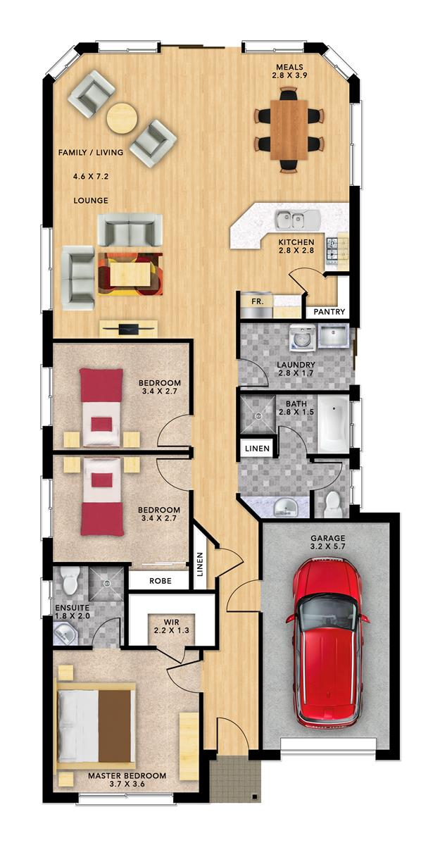 Arcadia 3 (135) floor plan