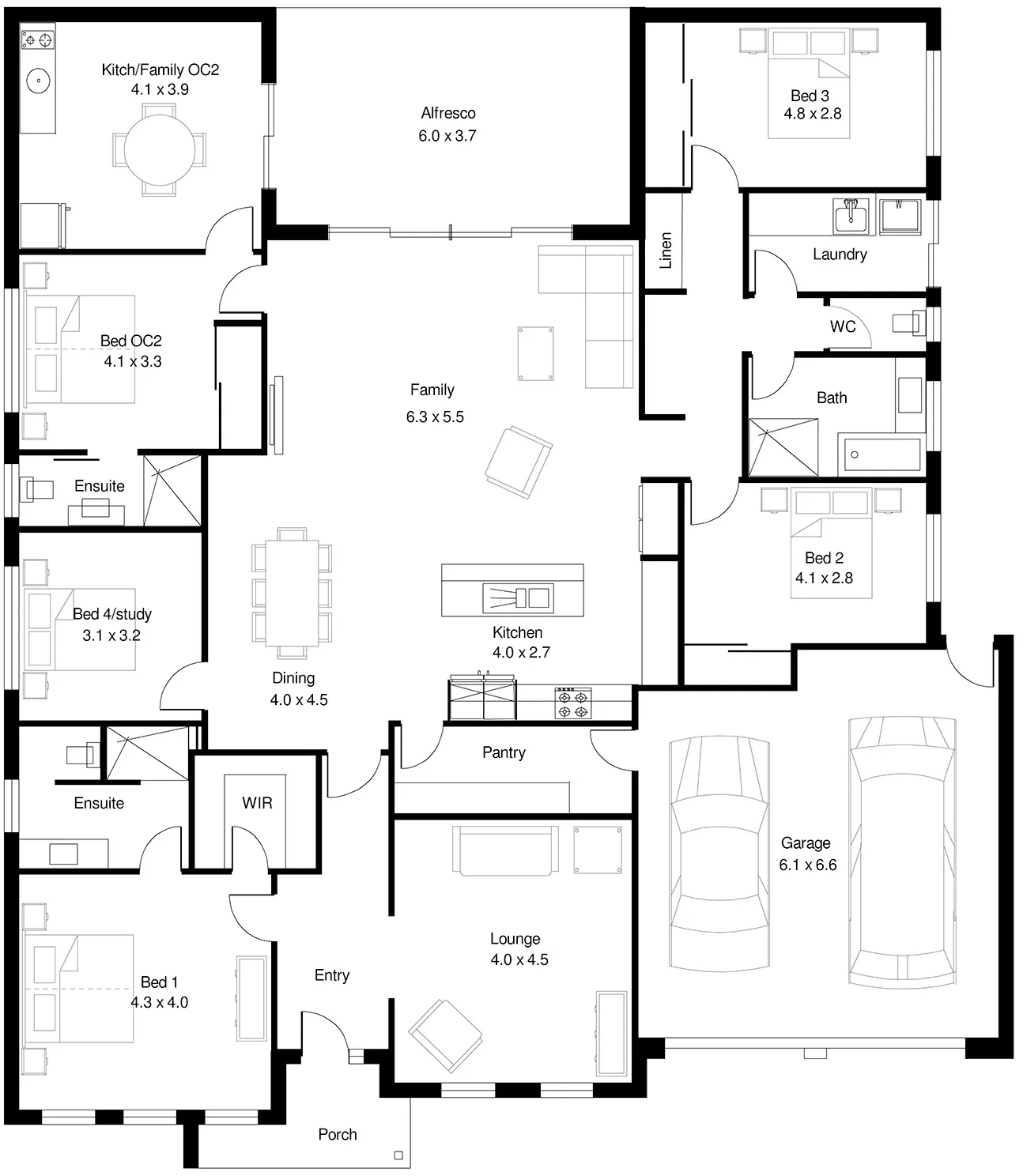 Bellagio 5 (307) floor plan