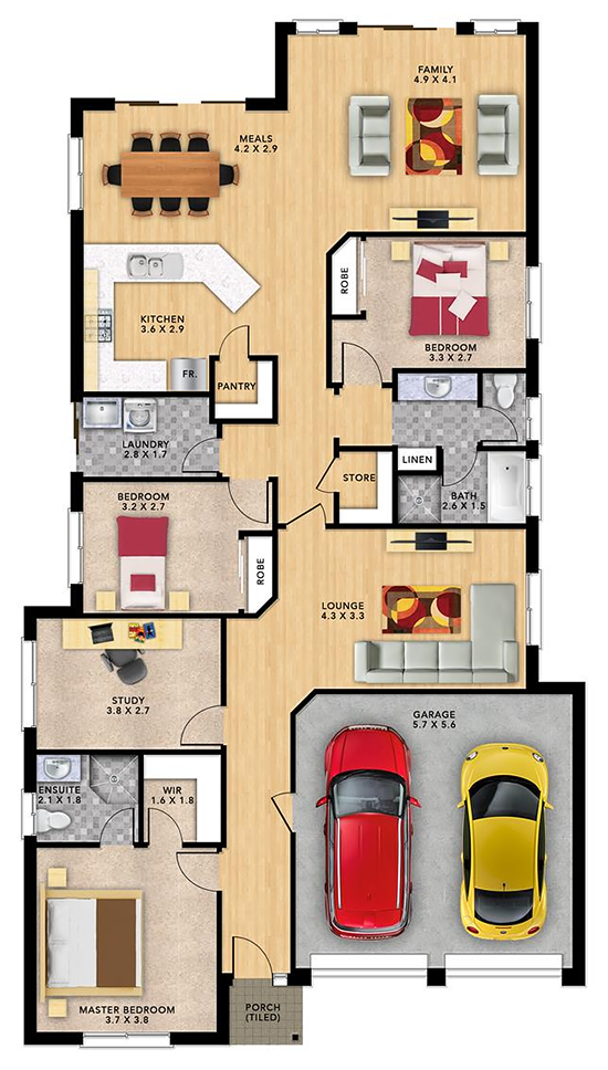 Beverly 4 (167) floor plan