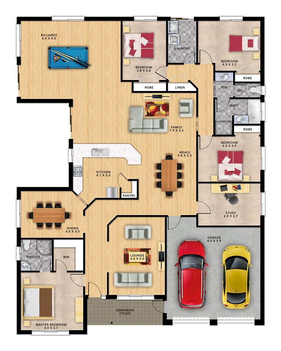 Callara 5 (250) floor plan