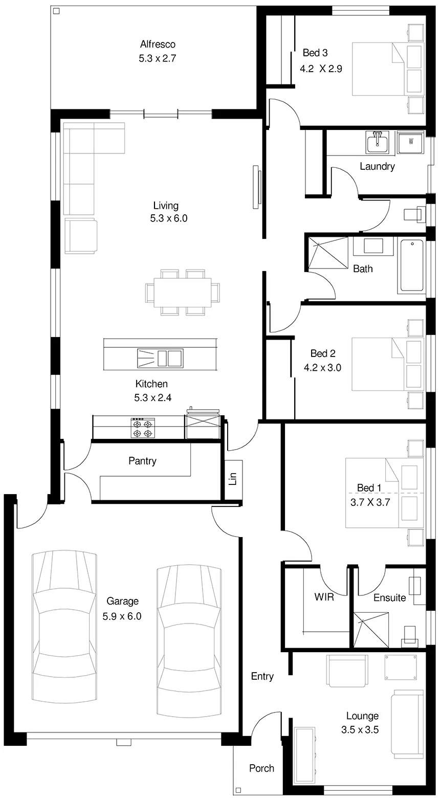 Calvary 3 (212) floor plan