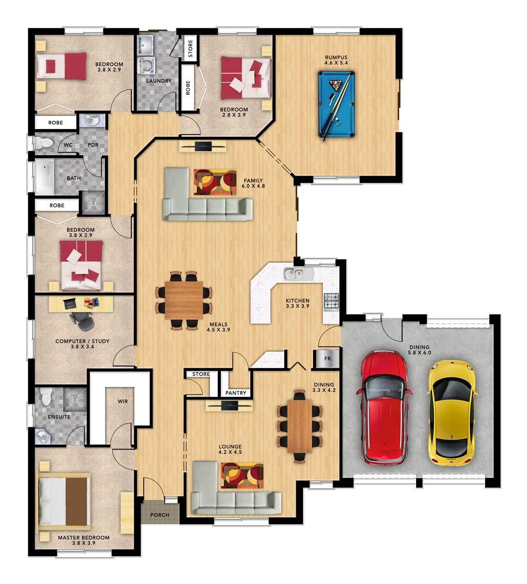 Capri 5 (239) floor plan