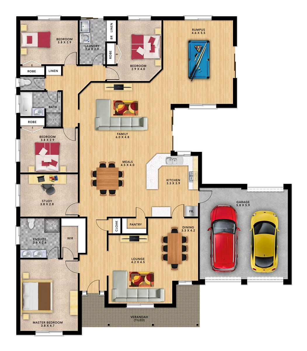 Capri 5 (245) floor plan