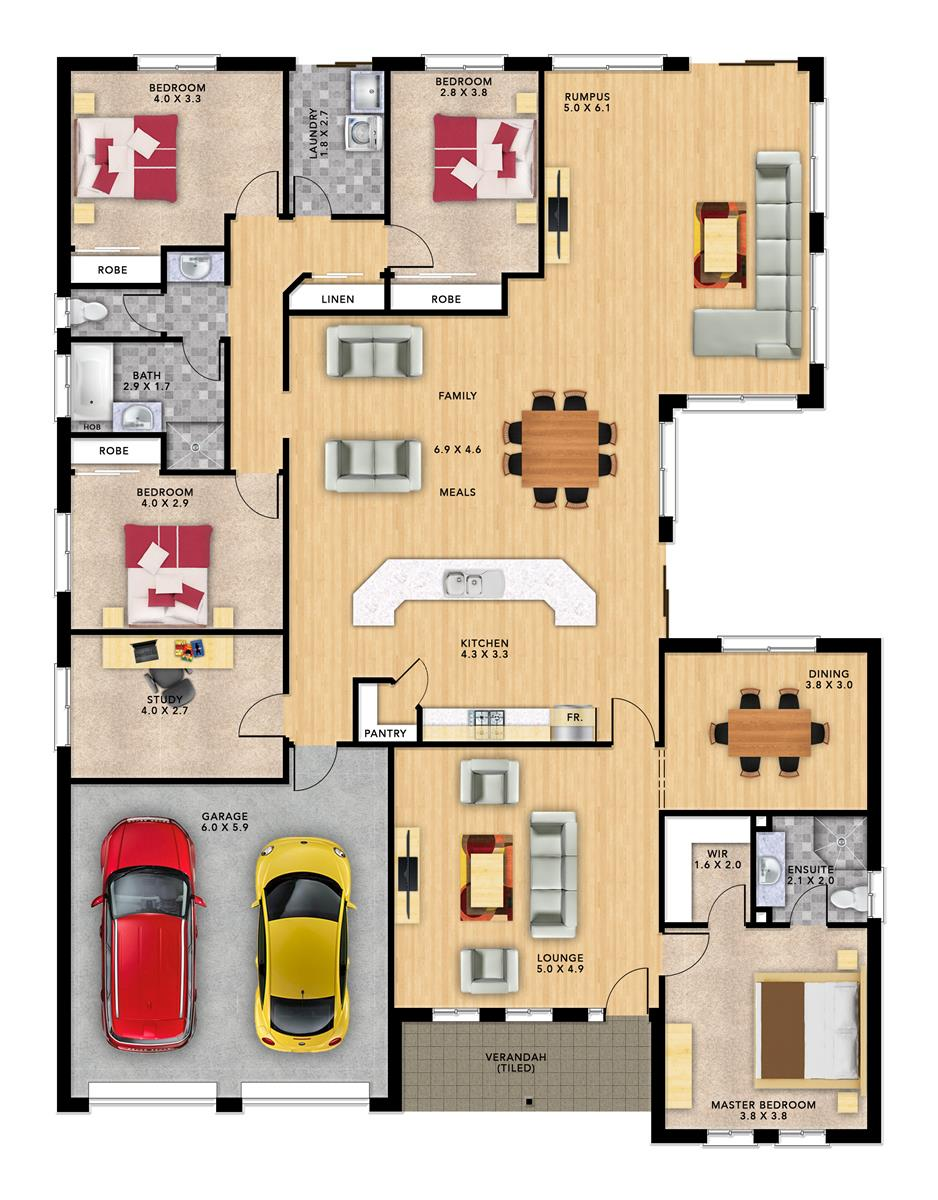 Chateau 5 (239) floor plan