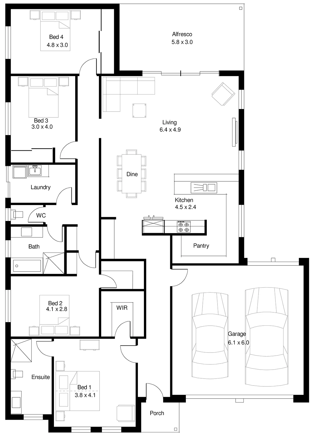 Darley 4 (236) floor plan