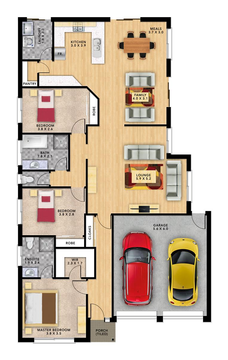 Elmwood 3 (155) floor plan