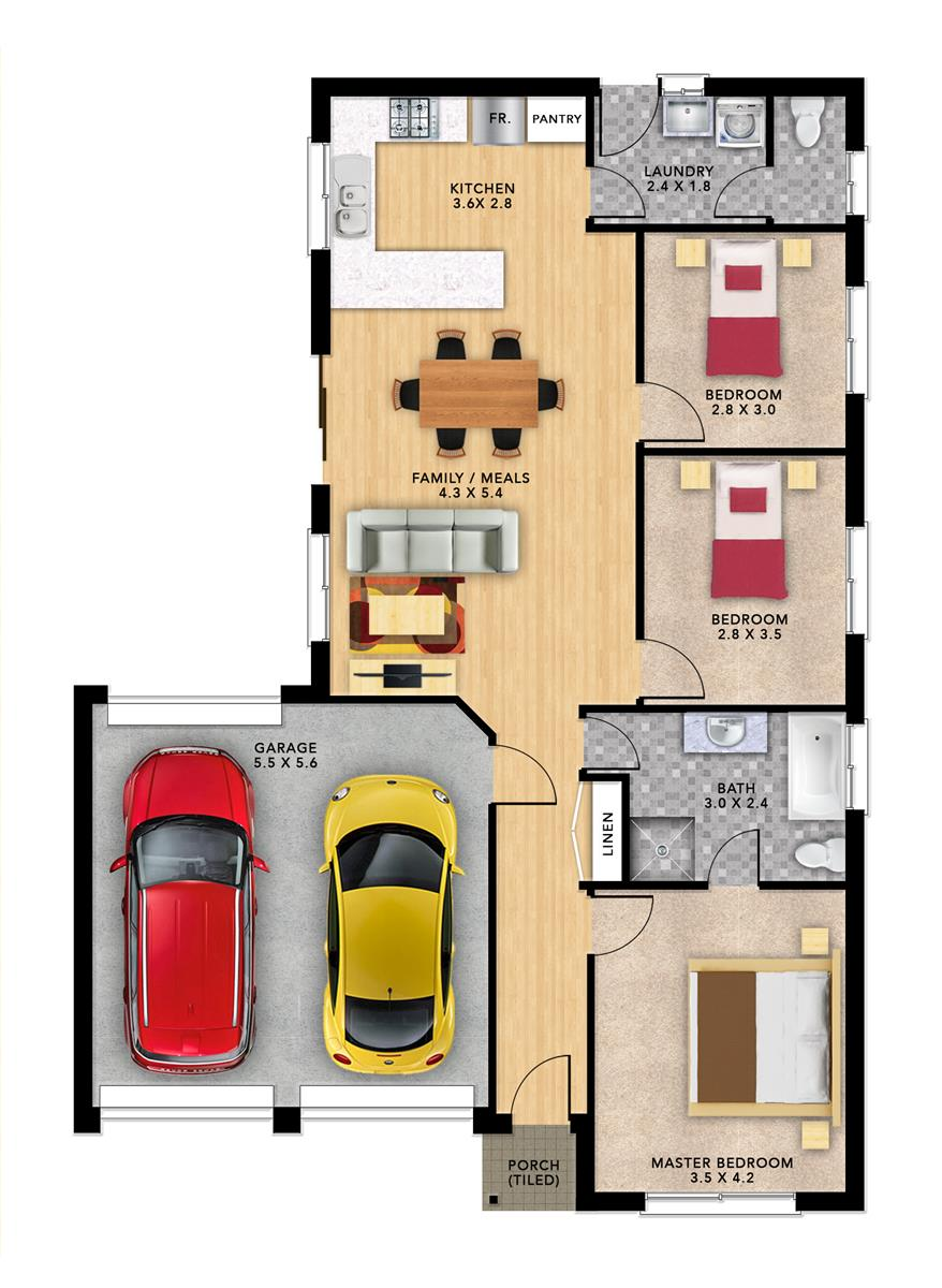 Grange 3 (102) floor plan