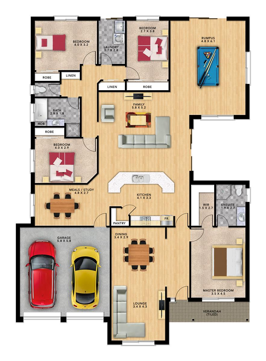 Hamilton 5 (231) floor plan