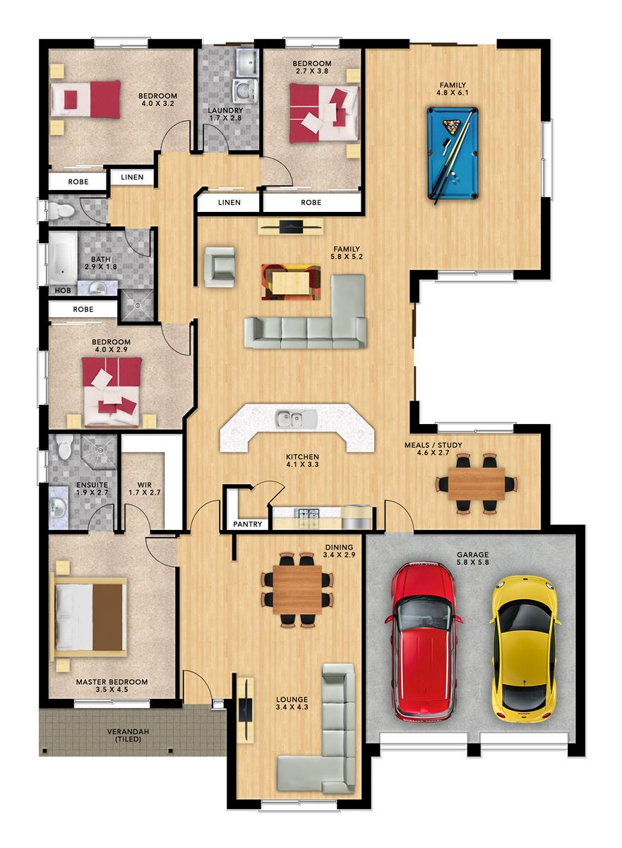 Hamilton 5R (231) floor plan