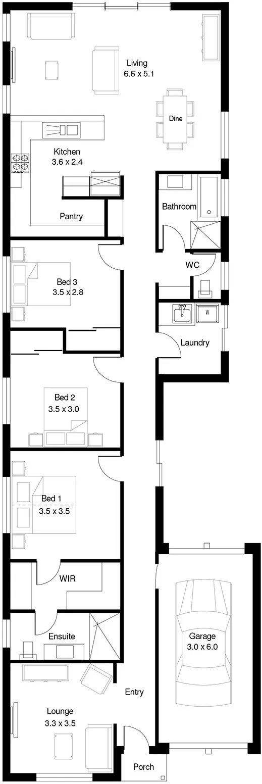 Ledger 3 (174) floor plan