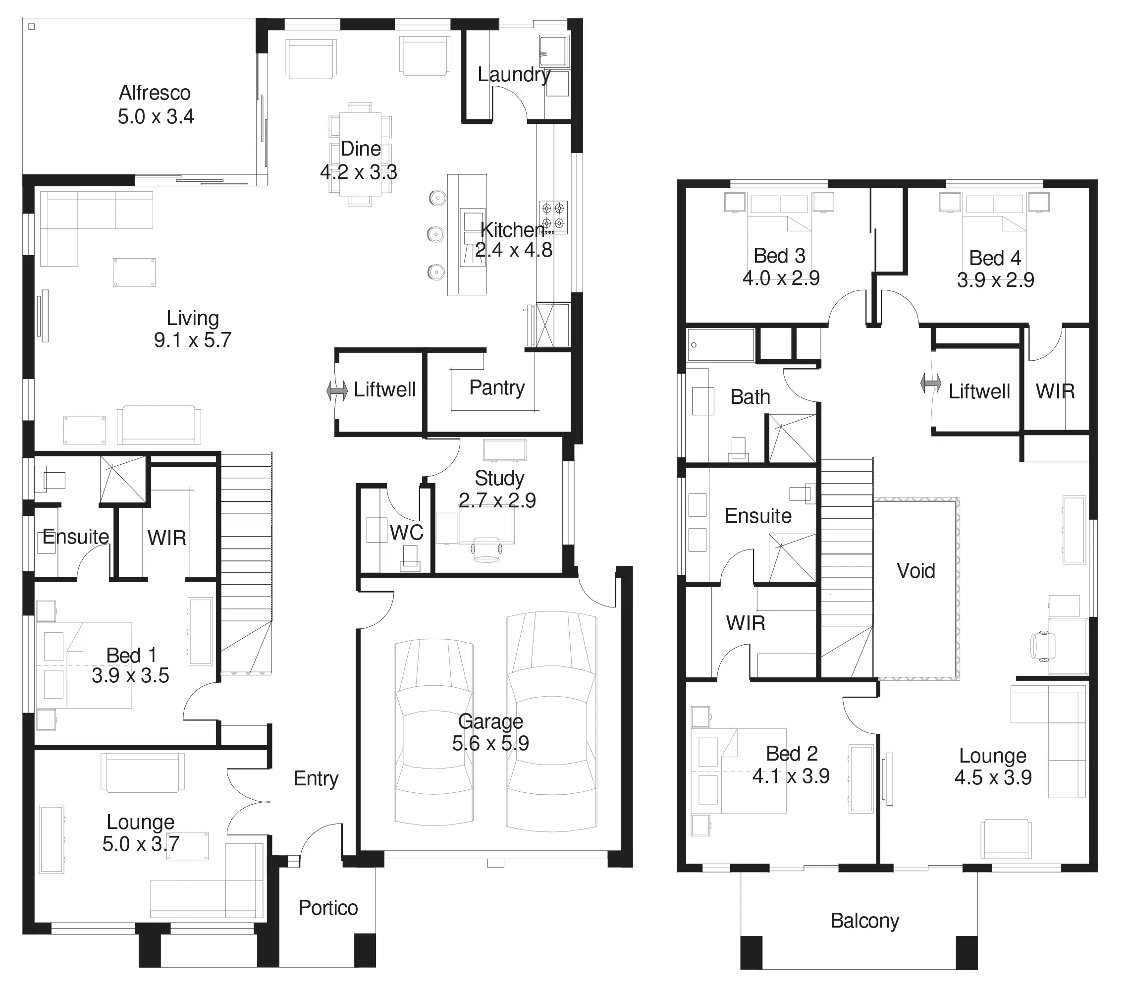 Luxor 5 (385) floor plan