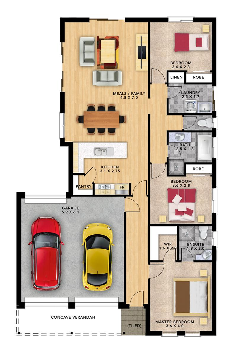 McKinlay 3 (134) floor plan