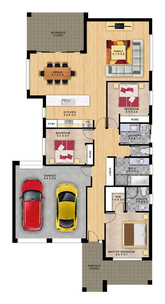 Miami 3 (147) floor plan