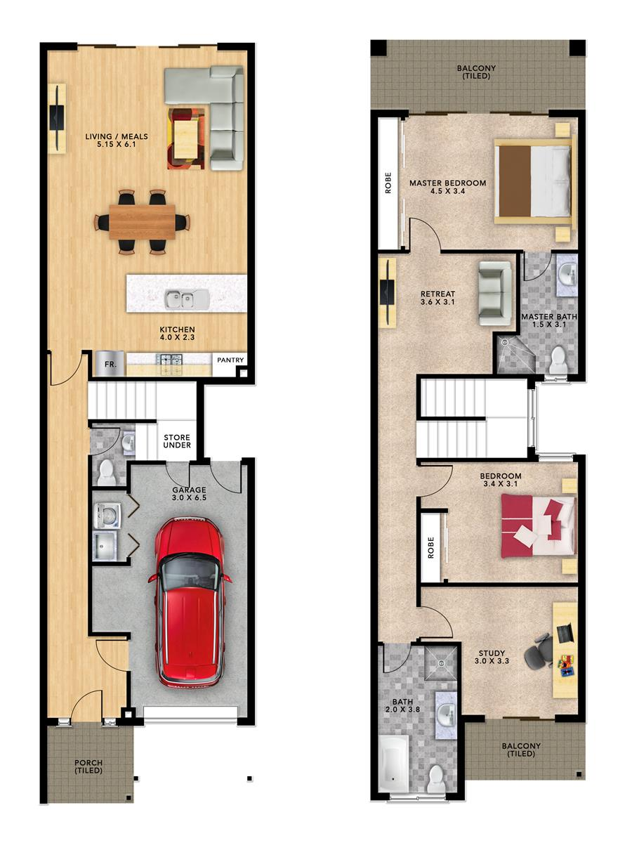 Milano 3 (161) floor plan