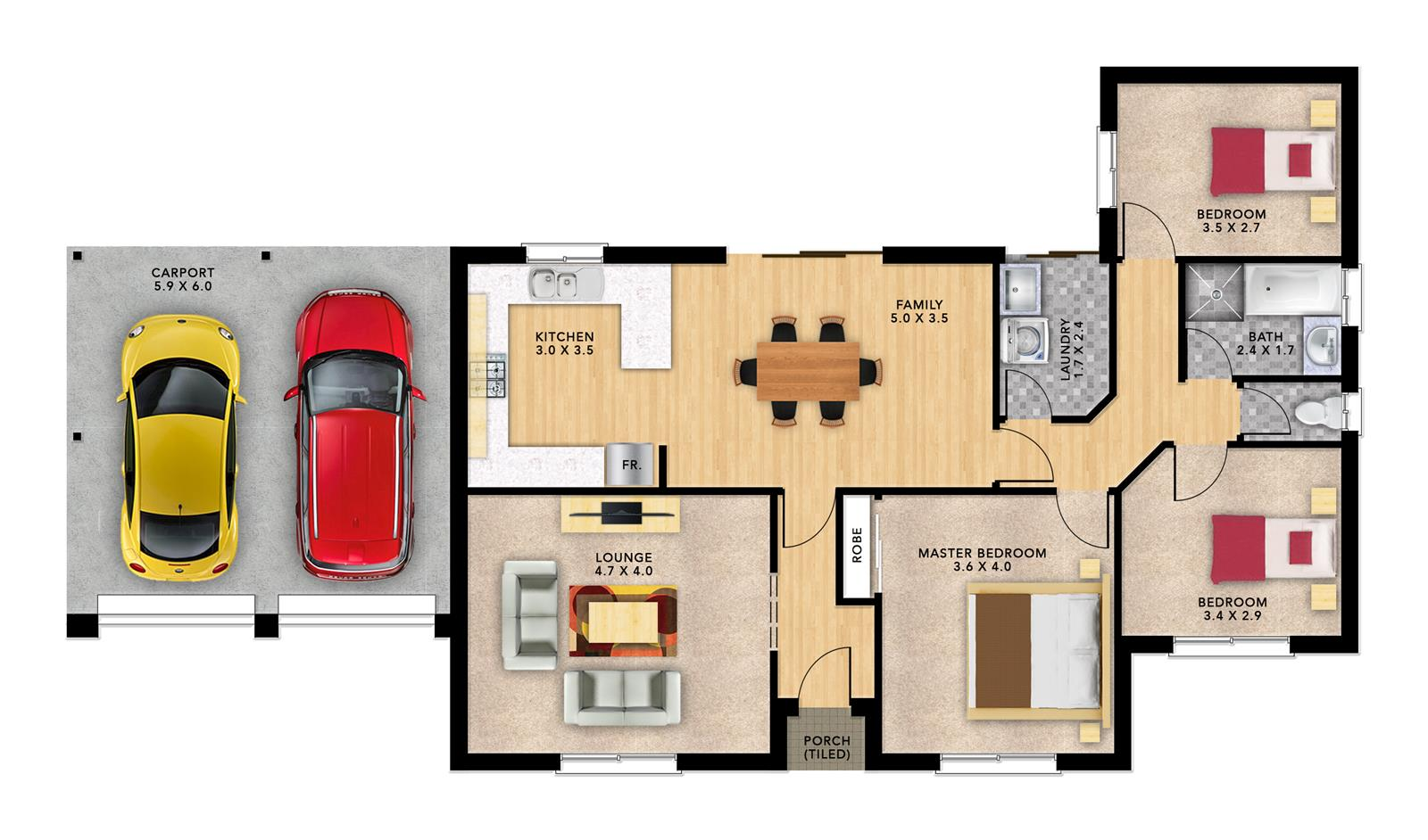 Milbank 3 (116) floor plan