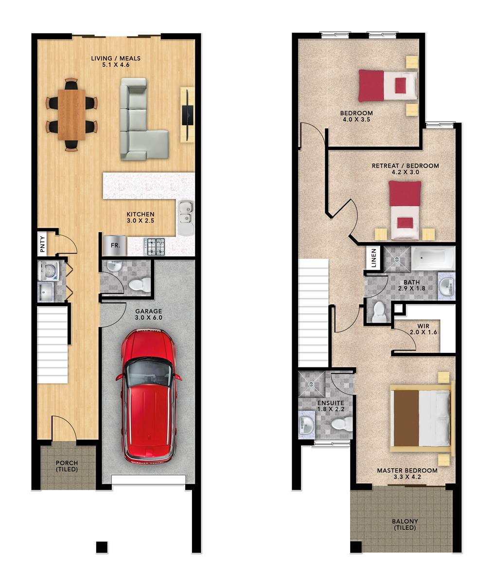 Modena (133) floor plan