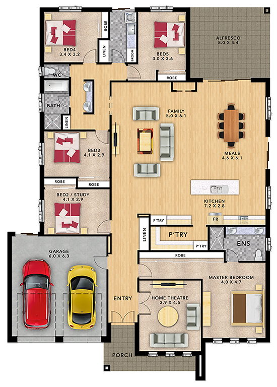 Montana 5 (259) floor plan
