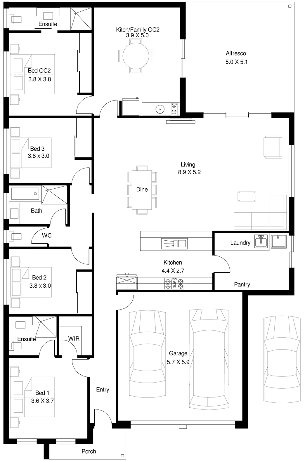 Montrose 4 (256) floor plan