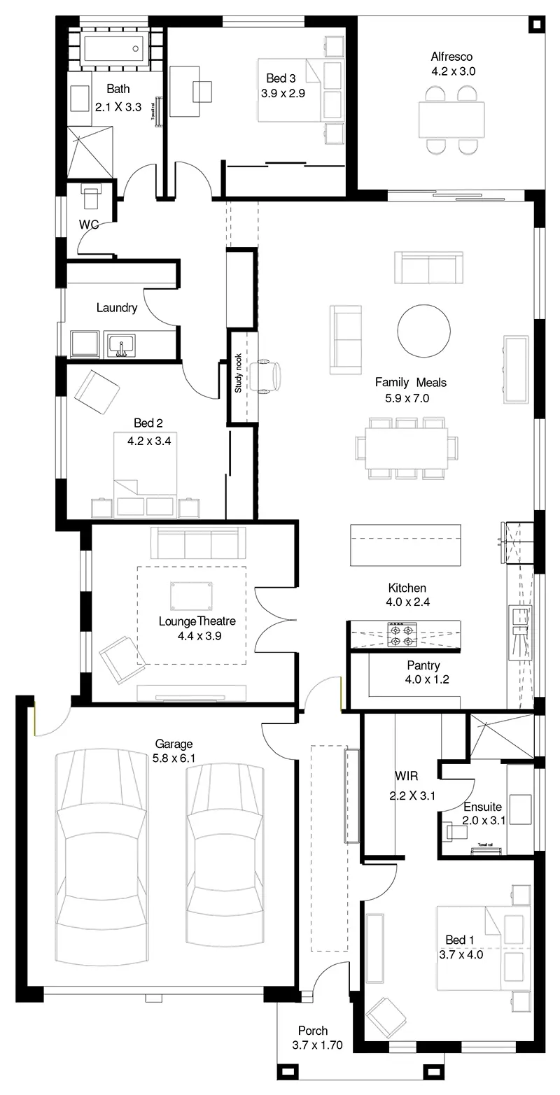 Narridy 3 (243) floor plan