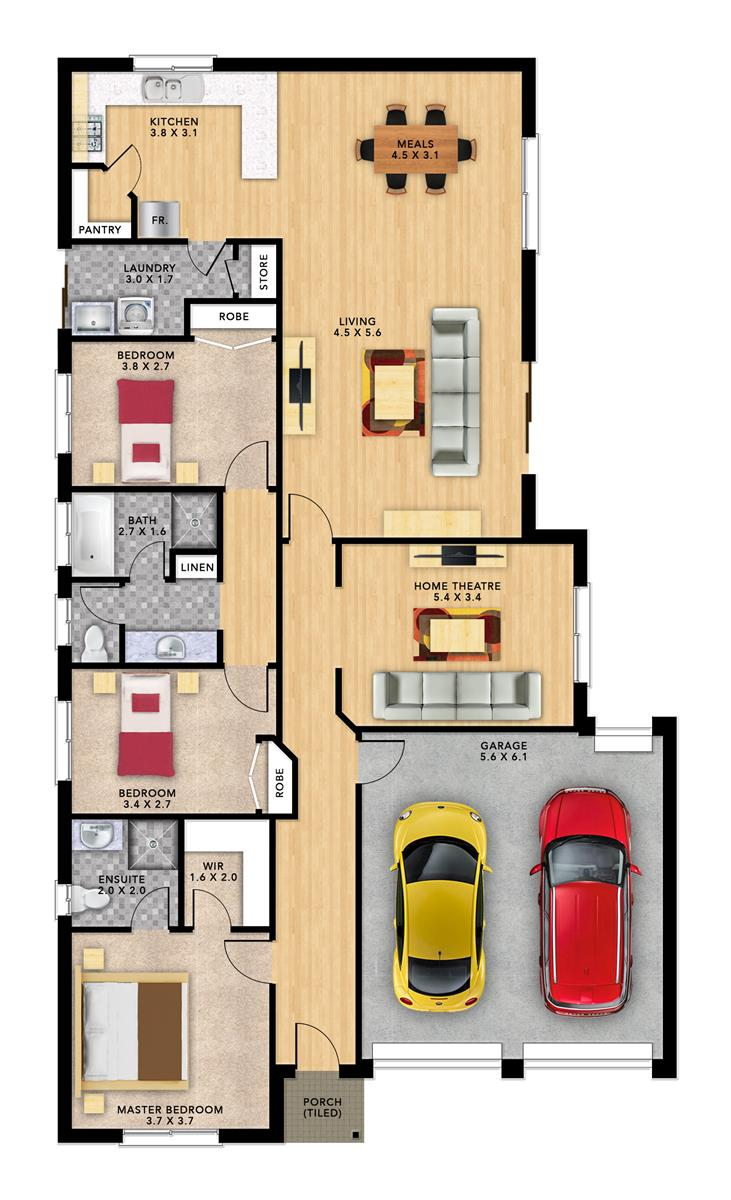 Positano 3 (157) floor plan
