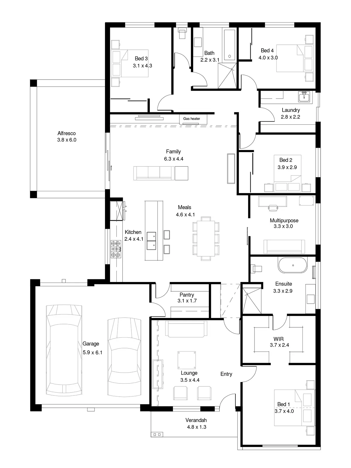Pozzano 4 (279) floor plan