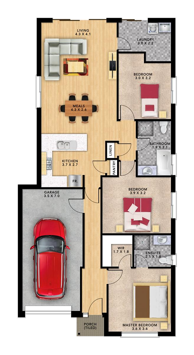 Quinlan 3 (122) floor plan