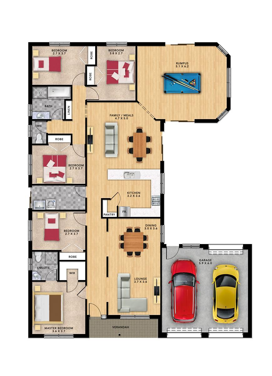Ranger 5 (256) floor plan