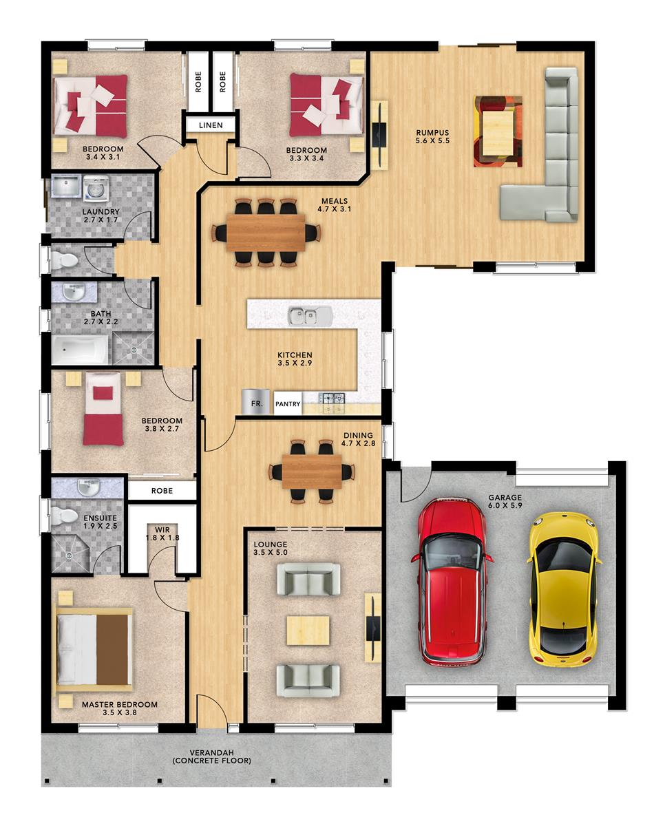 Regent 4 (248) floor plan