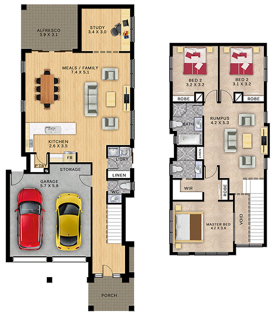 Seattle 3 (264) floor plan