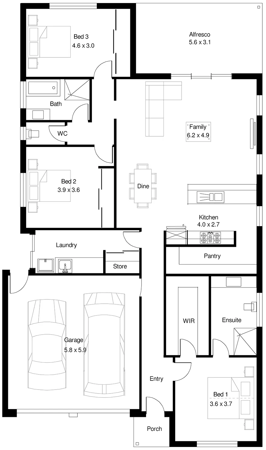 Shearwater 3 (208) floor plan