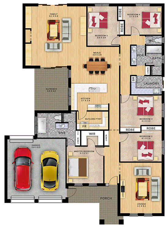 Tennyson 5 (230) floor plan