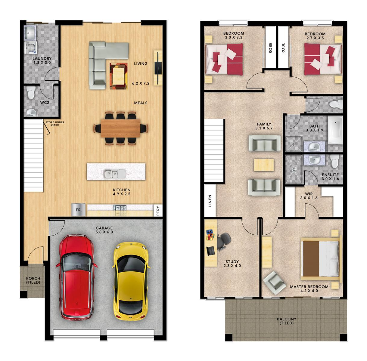 Torino 4 (240) floor plan