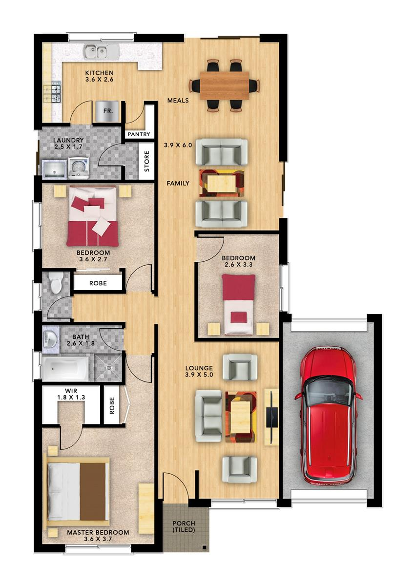 Tranmere 3 (147) floor plan