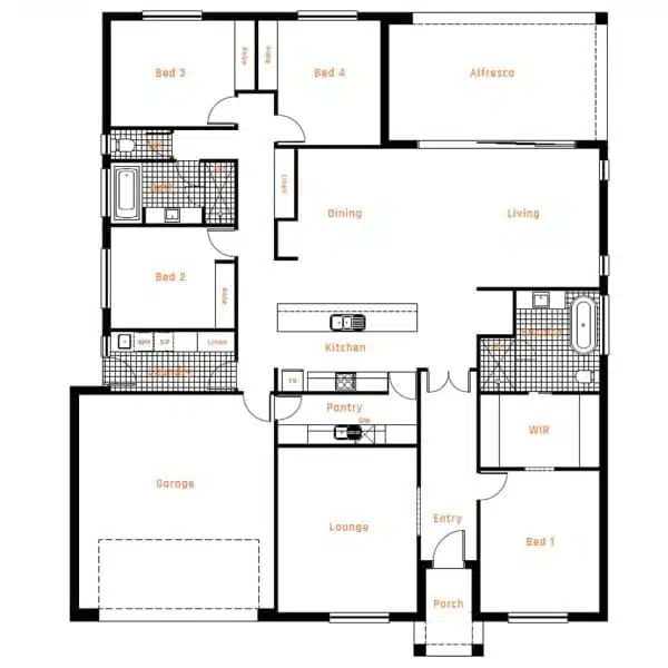 Burgess 281 floor plan
