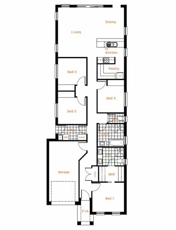 Camden 158 floor plan