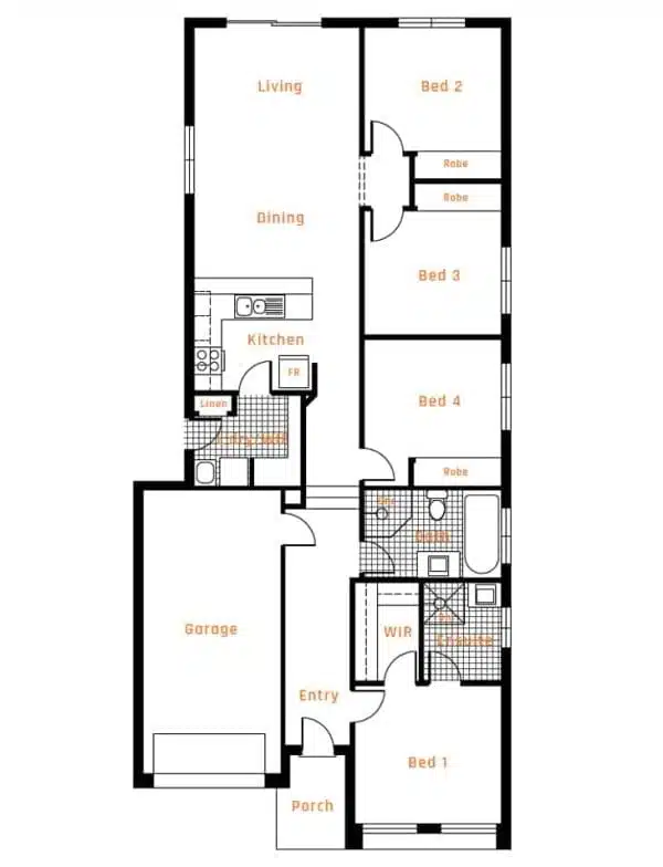 Christie 134 floor plan