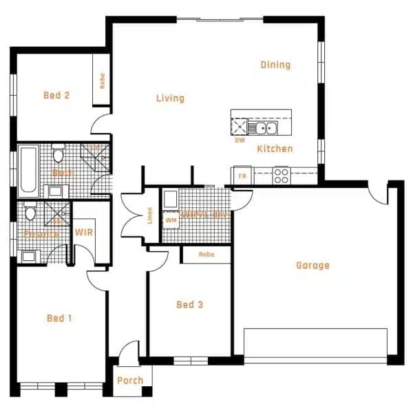 Floor plan - HPG Davis 149