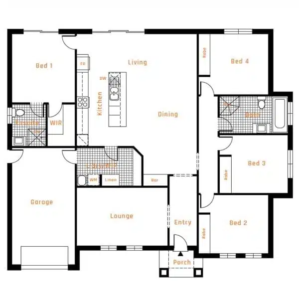 Flinders 170 floor plan