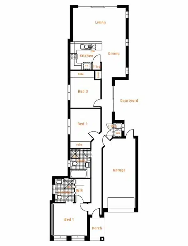 Garnier 125 floor plan