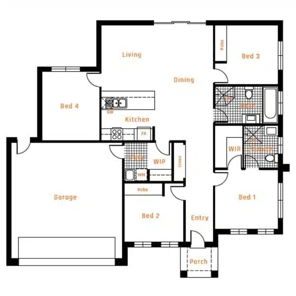 George 150 floor plan