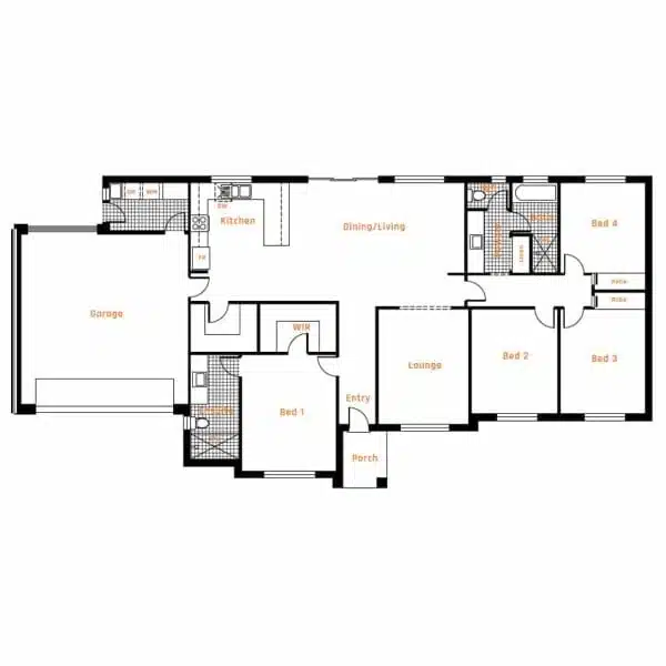 Floor plan - HPG Glenwood 203