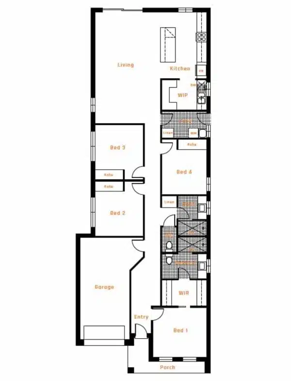 Hawker 160 floor plan