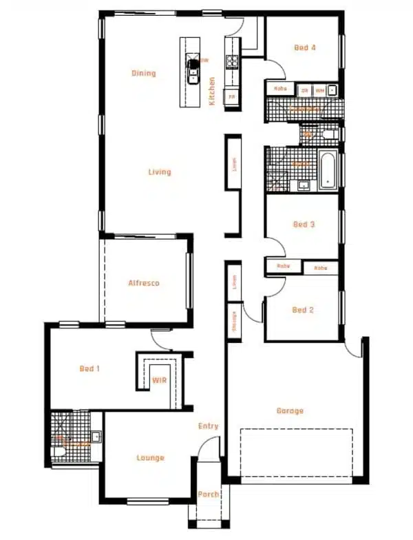 Jensen 241 floor plan