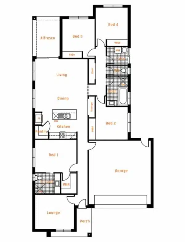 Mayfield 189 floor plan