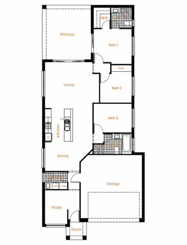 Modernist 184 floor plan