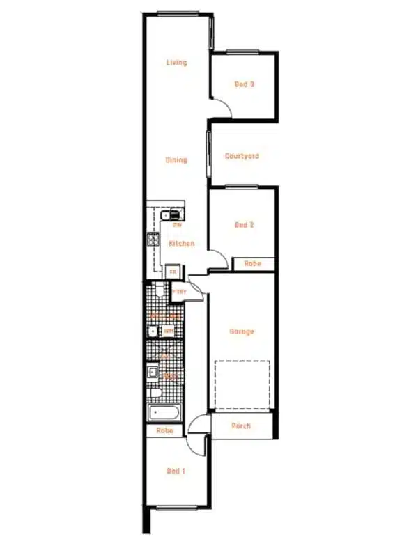 Floor plan - HPG Rixby 110