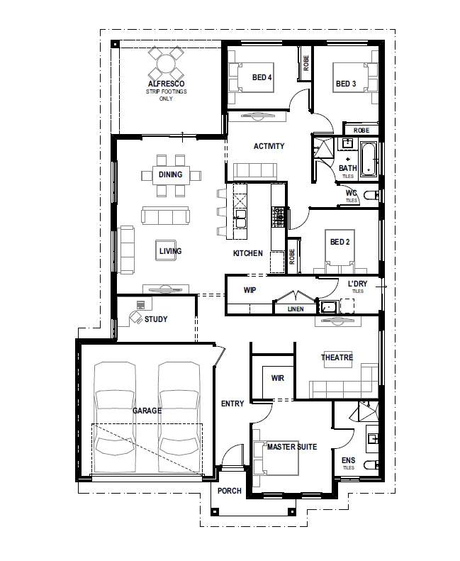 Baddie floor plan